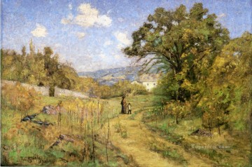 9月 セオドア・クレメント・スティール 1892年 印象派 インディアナ州の風景 セオドア・クレメント・スティールの風景 Oil Paintings